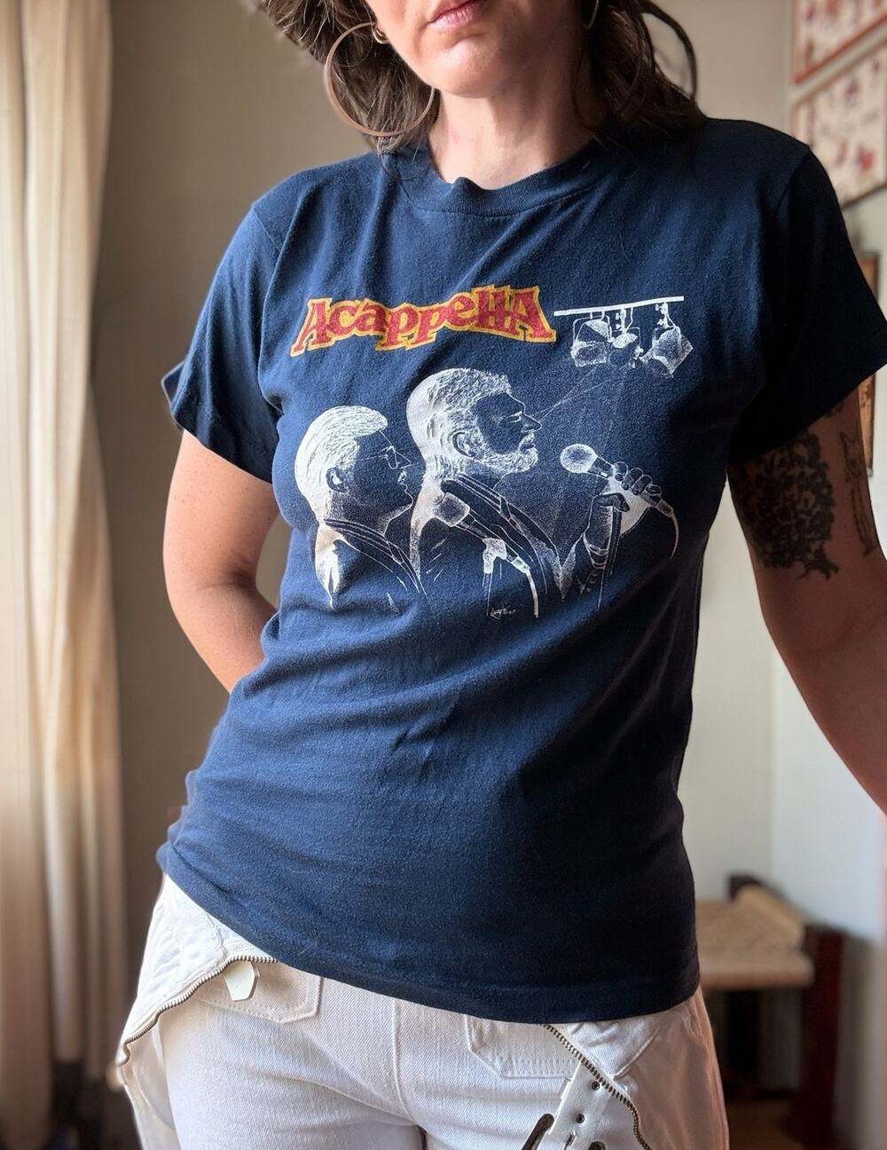 Vintage 80s T Shirt | Keith Lancaster Rodney Britt Tee | Christian Acappella | S